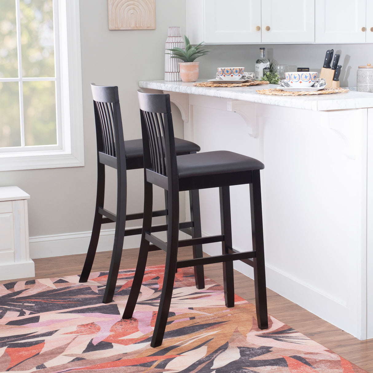 Torino Mission Back Stool