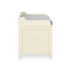 Shirley Antique White Storage Bench