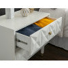 Geo 2-Drawer Texture Nightstand