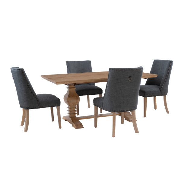 Banks 5 Piece Set Table 4 Chairs