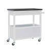 Sydney White Kitchen Cart