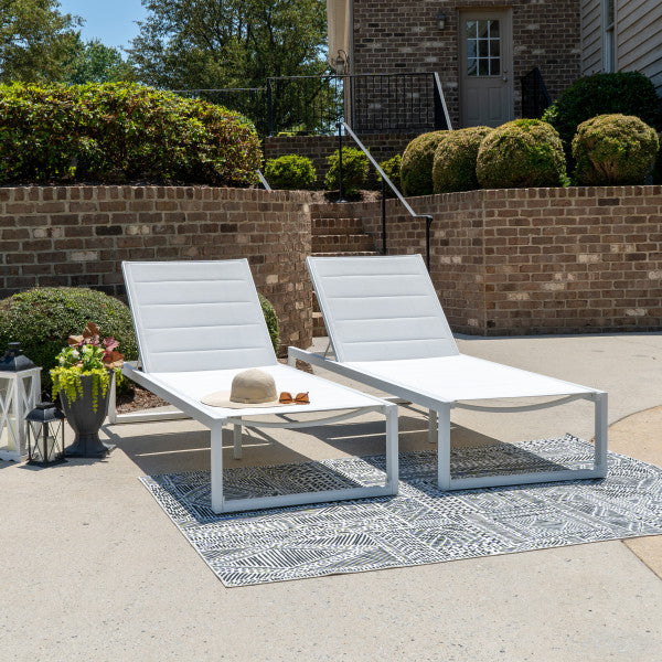 Alora Aluminum Chaise Lounge