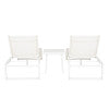 Alora Aluminum 3PC Chaise Lounge and Table Set