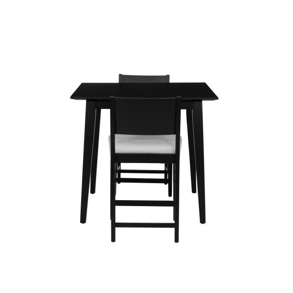 Cosgrove Black Upholstered 3PC Counter Set