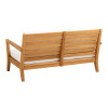 Cannon Teak 2 or 3 Seater Sofa With Cushions