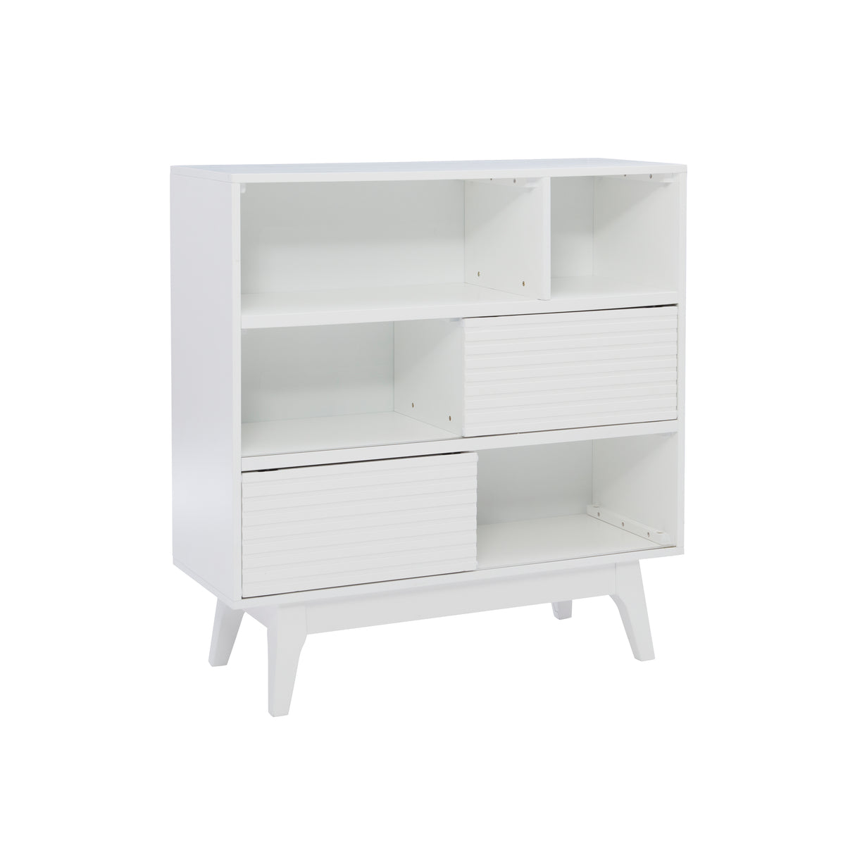 Waves 3 Shelf Bookcase