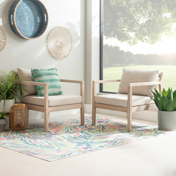 Svana Beige or Navy Side Chair (Set of 2)