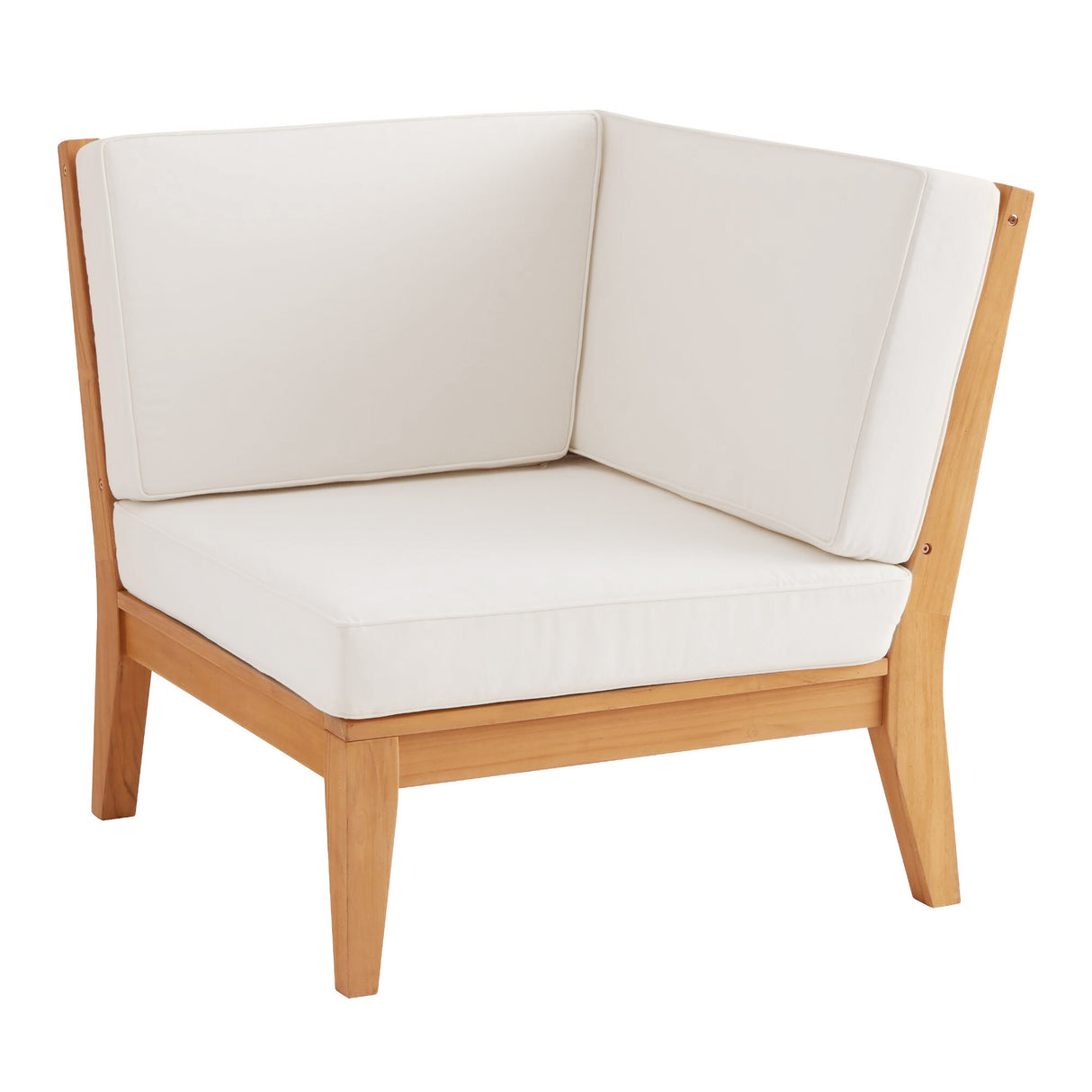 Soha Teak Armless Chair and Corner Chair