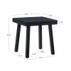 Alora Aluminum Side Table