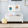 Laredo White Storage Bench