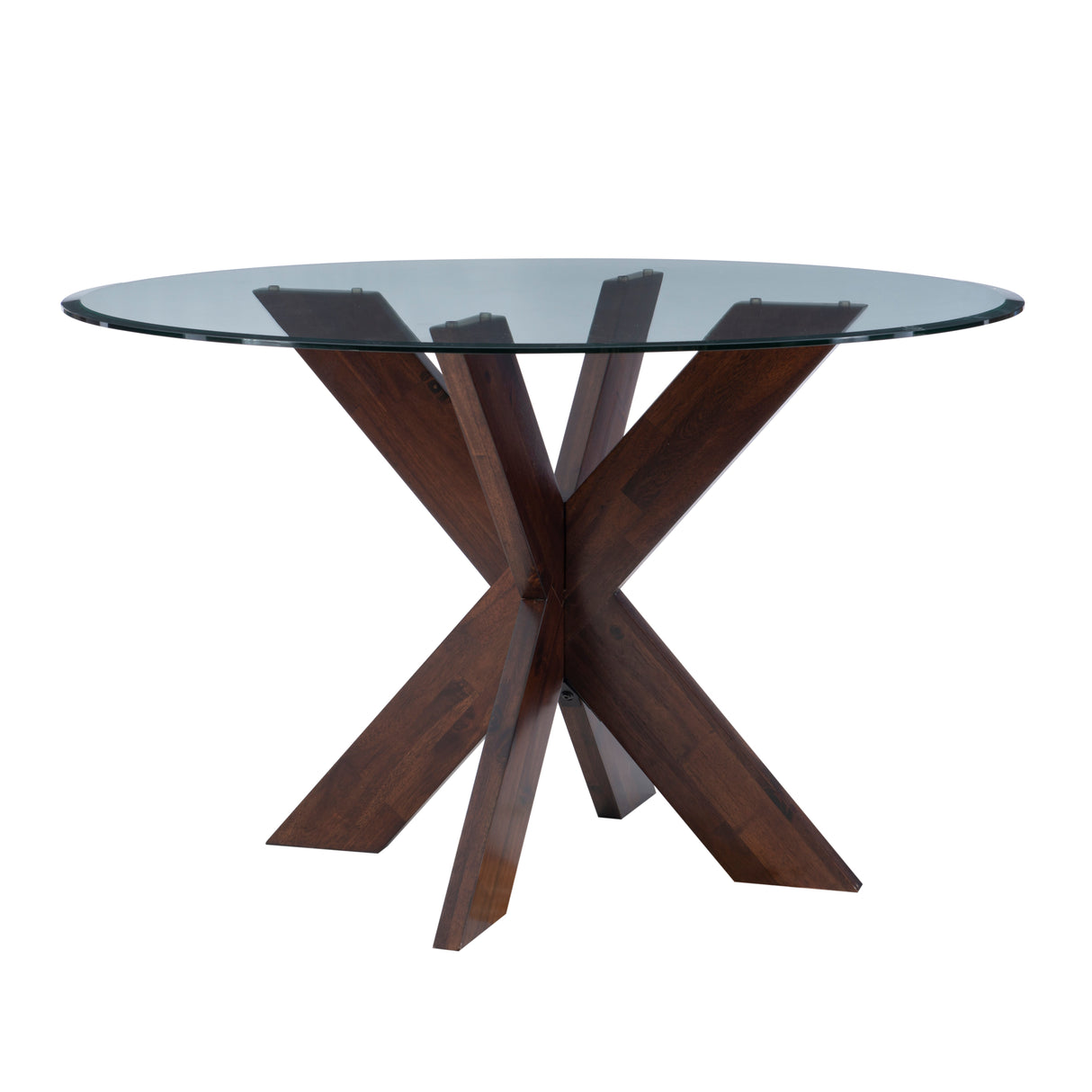 Auden Black Dining Table With Glass