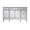 Milan Mirrored 3 Drawer 4 Door Console