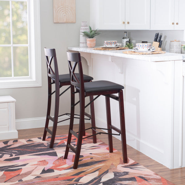 Triena X Back Folding Stool