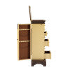 Jasleen Antique Parchment Jewelry Armoire
