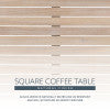 Svana Natural Square Coffee Table