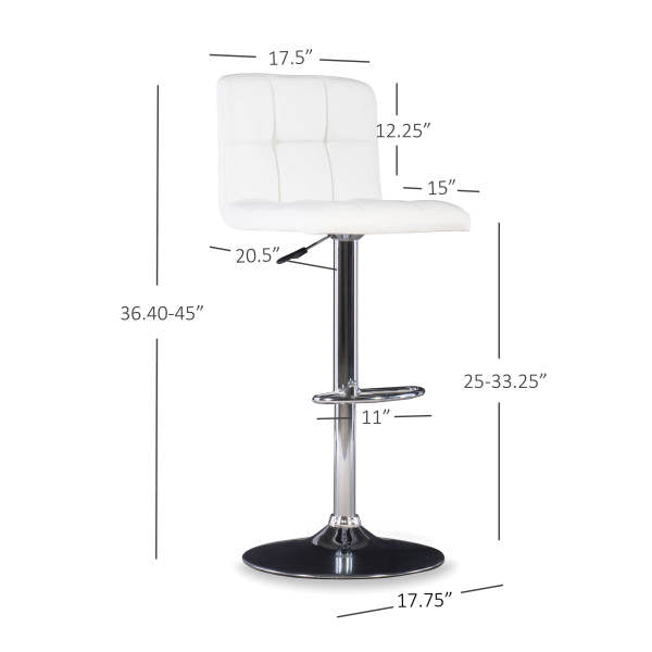 Brandt Faux Leather Bar Stool