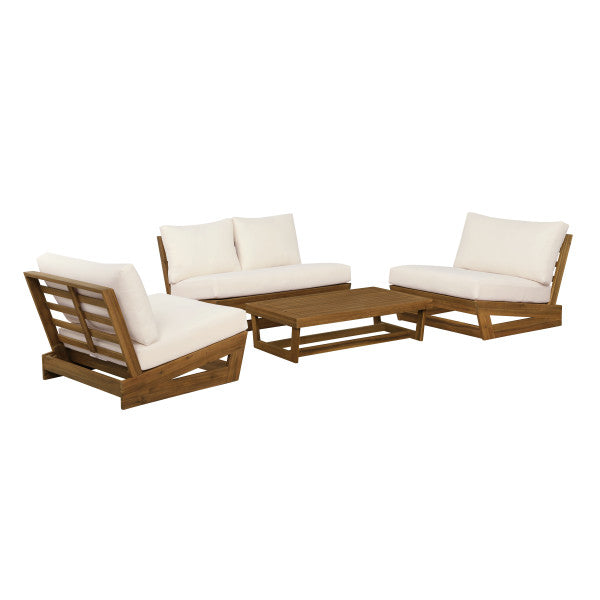 Bluffton Black White or Grey Outdoor 4PC Set