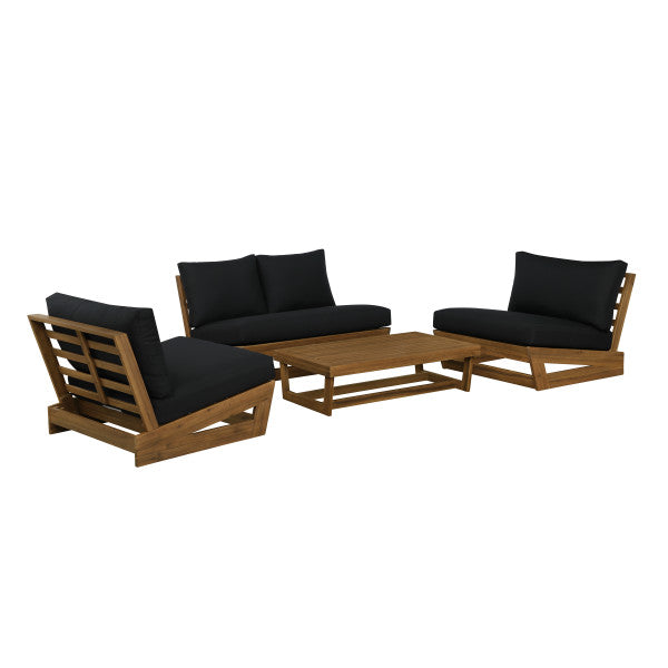 Bluffton Black White or Grey Outdoor 4PC Set