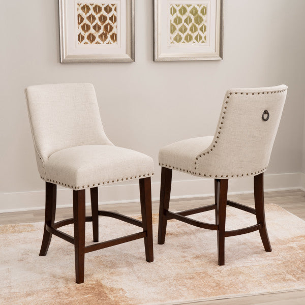 Auden Natural Espresso Stool