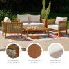 St. Lucia Brown 4PC Outdoor Set