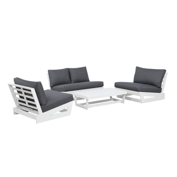 Bluffton Black White or Grey Outdoor 4PC Set