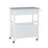 Cameron Kitchen Cart Granite Top
