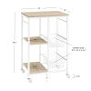 Taylor White Small Kitchen Cart