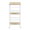 Taylor White Small Kitchen Cart