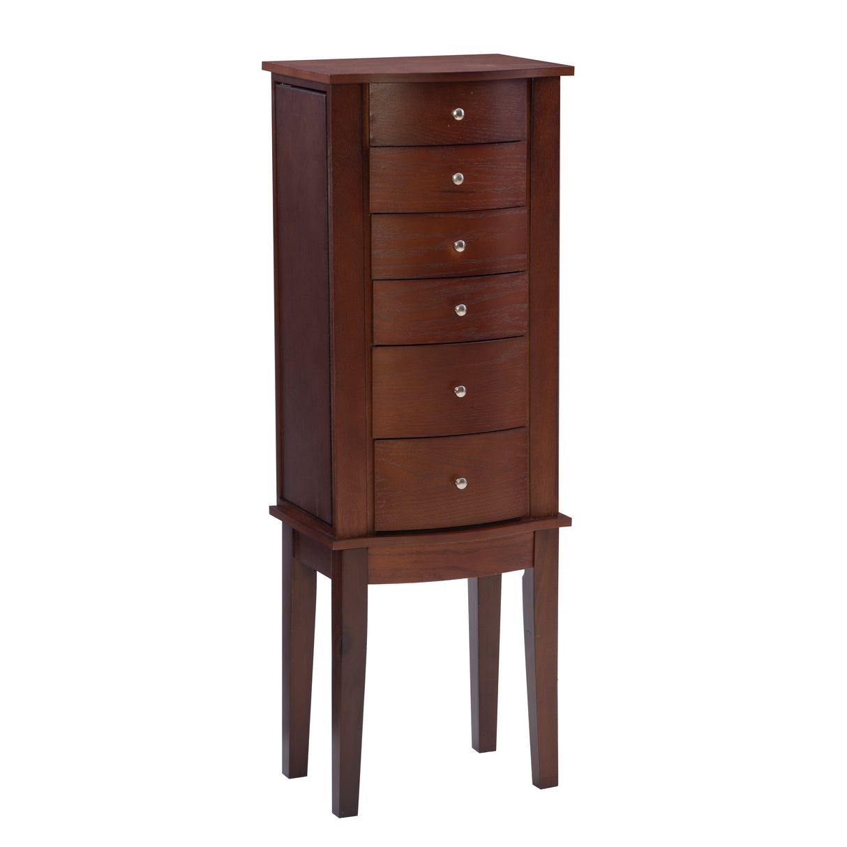 Maddie Espresso Jewelry Armoire