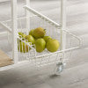 Taylor White Small Kitchen Cart