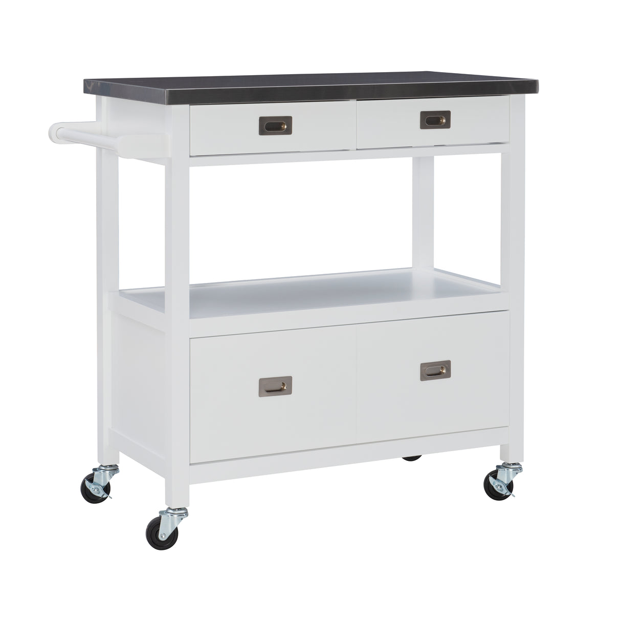 Sydney White Kitchen Cart