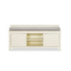 Shirley Antique White Storage Bench