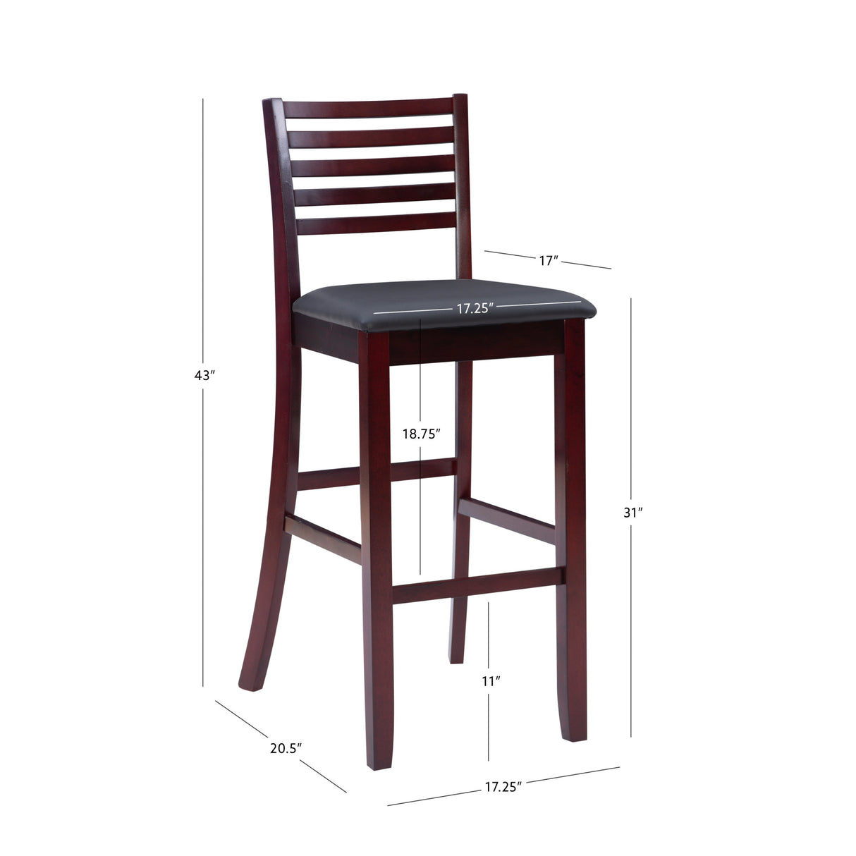 Torino Ladder Back Stool