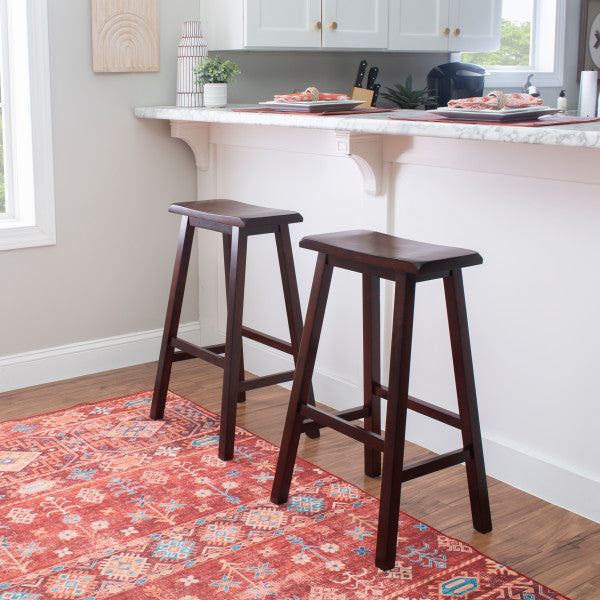 Saddle Dark Brown Stool