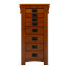 Anna Lee Oak Jewelry Armoire