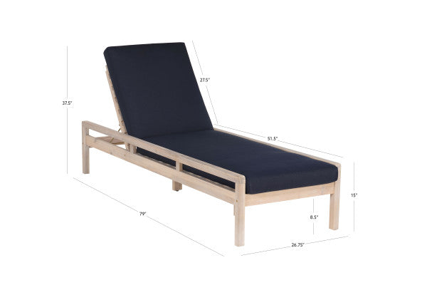 Svana Single or Double Chaise Lounger Set