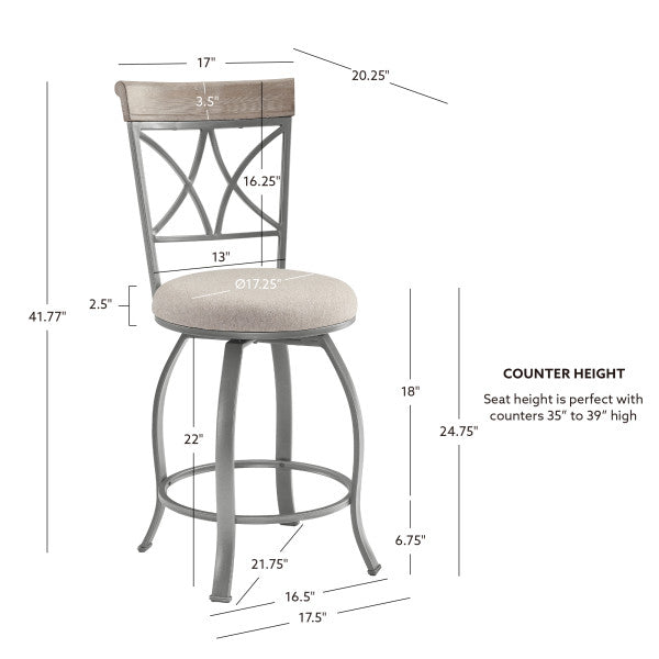 Hamilton Swivel Stool