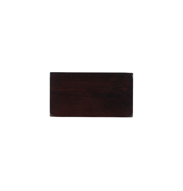 Saddle Dark Brown Stool