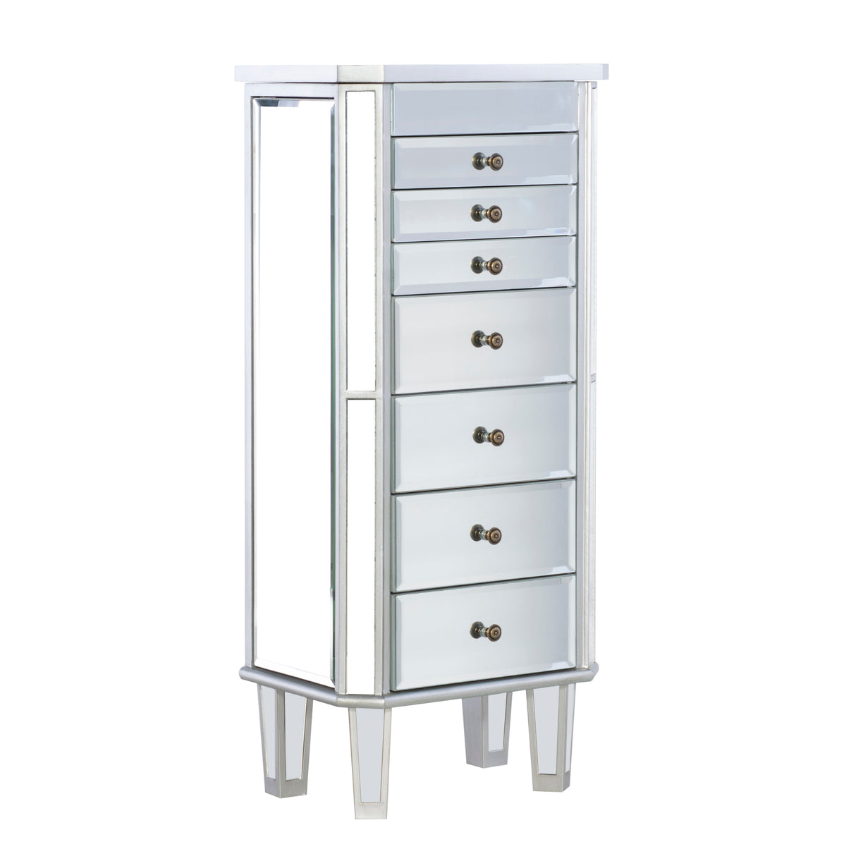 Milan Mirrored Jewelry Armoire