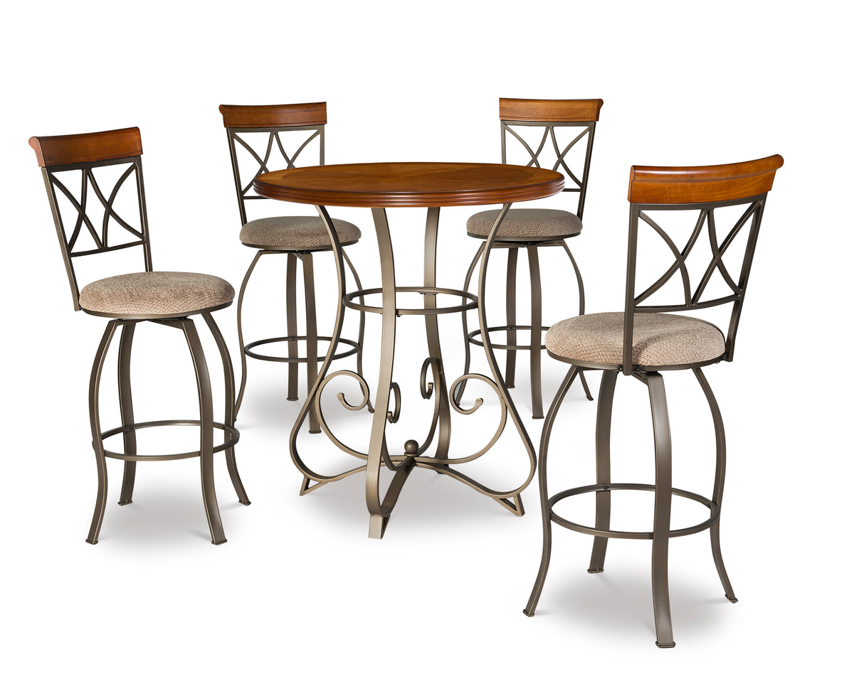 Hamilton Set 5 Pc Swivel Stools