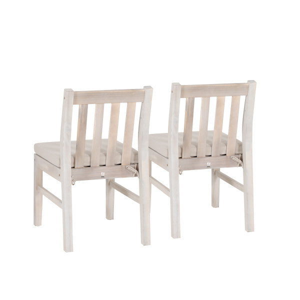 Svana Natural Outdoor Dining Chair (Set of 2)