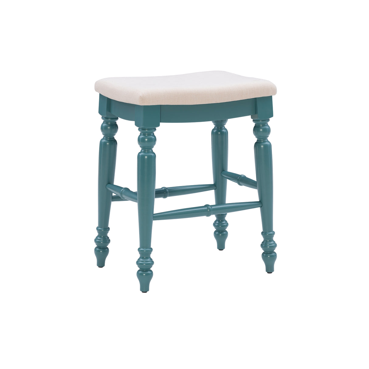 Marino Antique Backless Bar or Counter Stool