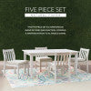 Svana Natural 5PC Dining Set