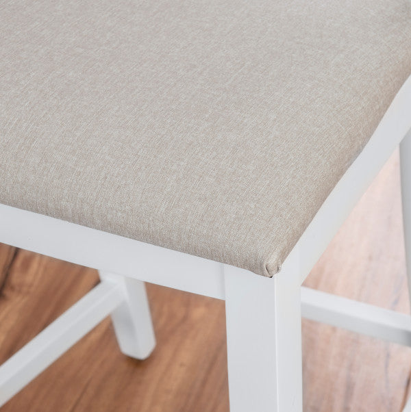 Felicia White Counter Stools (Set of 2)