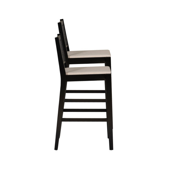 Beaux Cane Stools (Set of 2)
