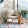 Svana Beige or Navy Corner Chair