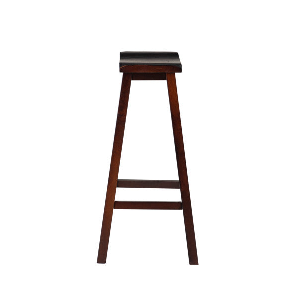 Saddle Dark Brown Stool