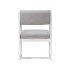Atlas 2 Position Sled Base Chair White