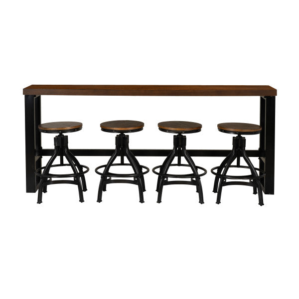 Haywood Sofa Bar 4 Stools 5 Piece Set