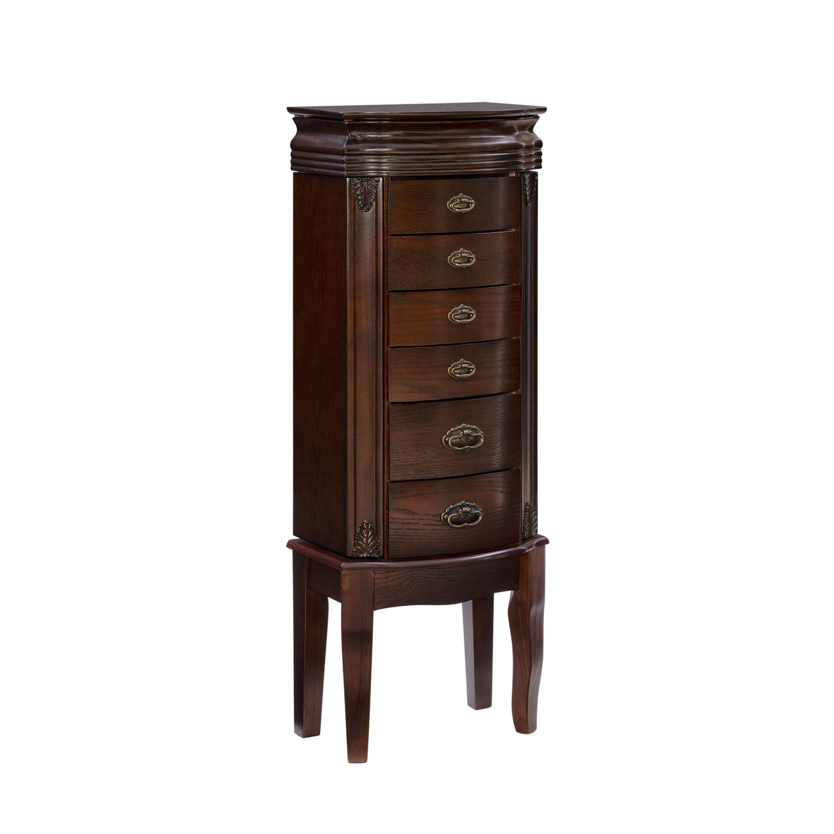 Joelle Espresso Jewelry Armoire